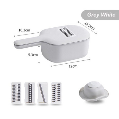 Többfunkciós zöldségaprító Sárgarépa burgonya kézzel vágott szeletelő retekreszelő Konyhai eszközök Zöldségvágó