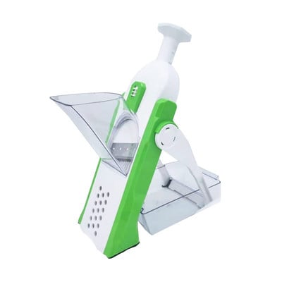Többfunkciós zöldségszeletelő Biztonságos konyhai szeletelés gyümölcssaláta rozsdamentes acél három az egyben reszelő konyhai eszközök