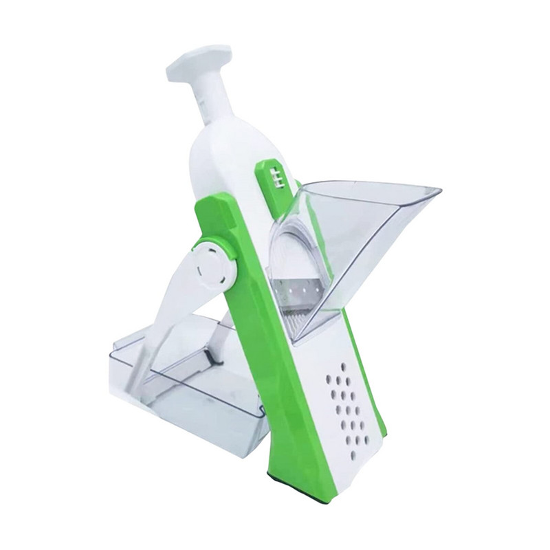 Többfunkciós zöldségszeletelő Biztonságos konyhai szeletelés gyümölcssaláta rozsdamentes acél három az egyben reszelő konyhai eszközök