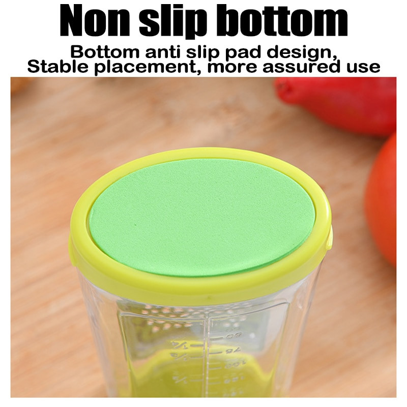 Kézi gyömbéres fokhagymadaráló tartállyal Többcélú Gyümölcs Zöldség aprító Praktikus konyhai eszközök GRSA889