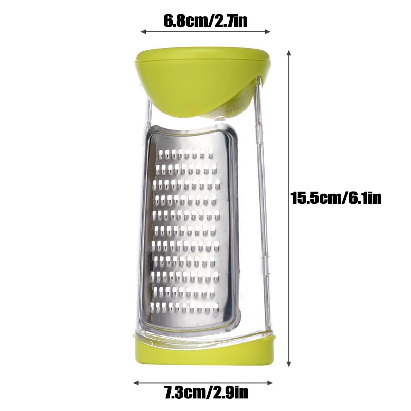 Kézi gyömbéres fokhagymadaráló tartállyal Többcélú Gyümölcs Zöldség aprító Praktikus konyhai eszközök GRSA889
