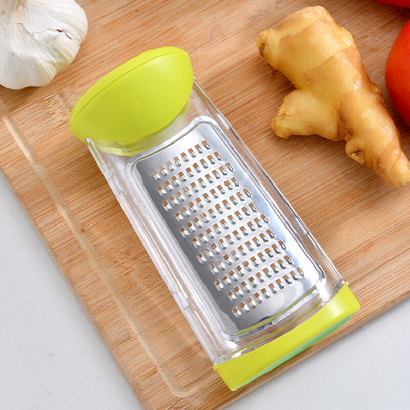 Kézi gyömbéres fokhagymadaráló tartállyal Többcélú Gyümölcs Zöldség aprító Praktikus konyhai eszközök GRSA889
