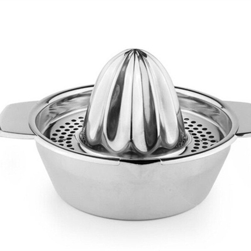 Hordozható citromnarancs kézi gyümölcscentrifuga citrusfélék 100%-os nyers kézzel préselt gyümölcsléfőző 304 rozsdamentes acélból készült konyhai tartozék