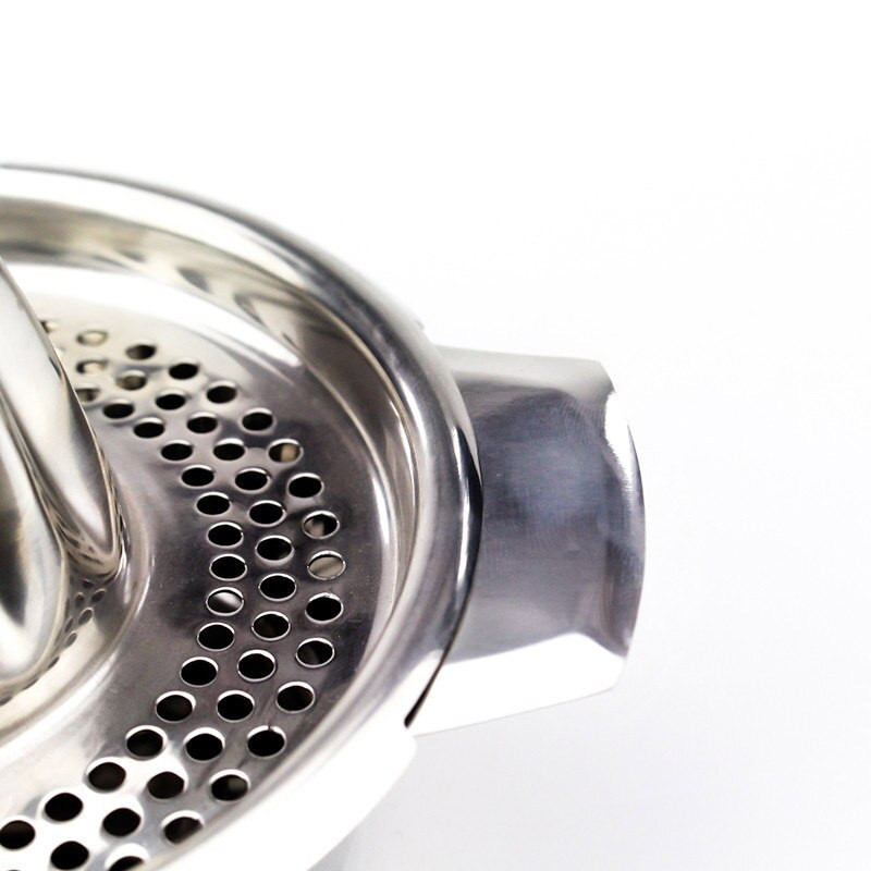 Hordozható citromnarancs kézi gyümölcscentrifuga citrusfélék 100%-os nyers kézzel préselt gyümölcsléfőző 304 rozsdamentes acélból készült konyhai tartozék