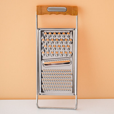 Kétoldalas burgonyareszelő Zöldségvágó Gyömbér Fokhagyma Daráló Konyhai Kiegészítők Főzőeszközök Fa fogantyú Otthoni kütyük