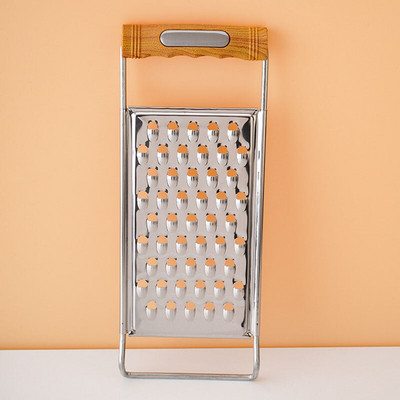 Kétoldalas burgonyareszelő Zöldségvágó Gyömbér Fokhagyma Daráló Konyhai Kiegészítők Főzőeszközök Fa fogantyú Otthoni kütyük