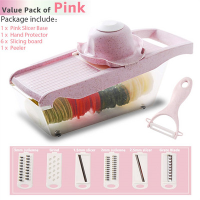 Többfunkciós zöldségvágó burgonya kézi aprító szeletelő háztartási konyhai sárgarépa aprító műtárgyak konyhai eszközök