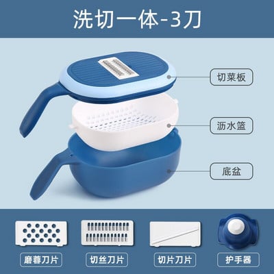 8 az 1-ben többfunkciós zöldségvágó burgonya szeletelő sárgarépa reszelő Konyhai kiegészítők Kütyük Acél pengéjű konyhai eszköz