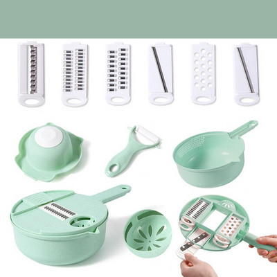 1db Zöldségvágó Többfunkciós Mandolin Szeletelő Gyümölcsburgonya Hámozó Sárgarépa sajt reszelő Konyhai kiegészítők aprító szelet