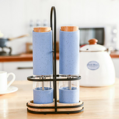 Automata sóbors daráló készlet műanyag elektromos kerámia bors és sódaráló alkatrészek konyhai fűszerdaráló szerszámok