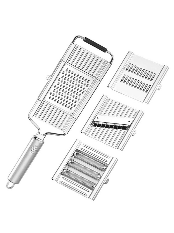 1 készlet többcélú zöldségszeletelő rozsdamentes acél reszelő vágó aprítók burgonya hámozó sárgarépa reszelő szerszám konyhai kiegészítők