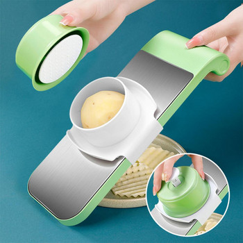 5In1 Vegetable Slicer Πολυλειτουργικός οικιακός τεμαχιστής πατάτας καθαριστής καρότου τρίφτης για αξεσουάρ κουζίνας Vegetable Chopper Gadgets