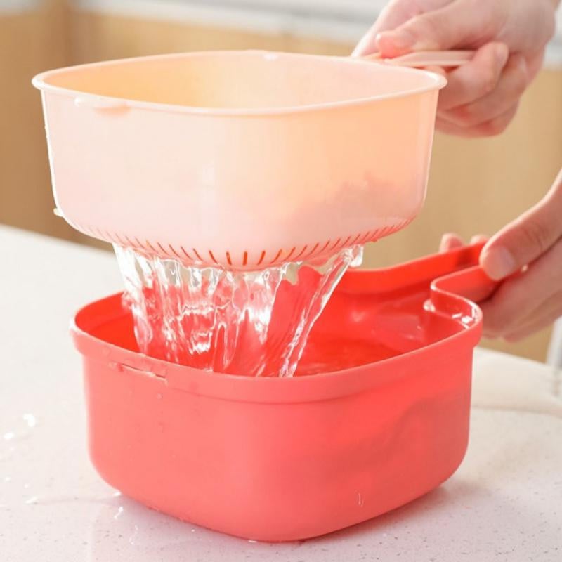 2022-es többfunkciós zöldségvágó kézvédővel, vízkanál alakú, dupla leeresztő 2 pengéjű gyümölcs- és zöldségszeletelő reszelő