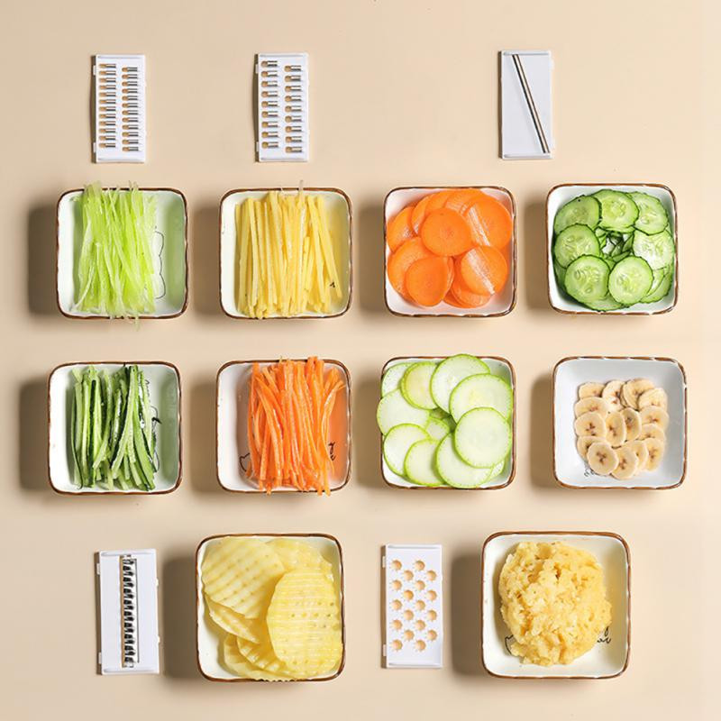 Zöldségvágó Mandolin szeletelő Zöldség aprító Chili Zöldségdaráló Burgonyareszelő Zöldségreszelő Konyhai tartozékok