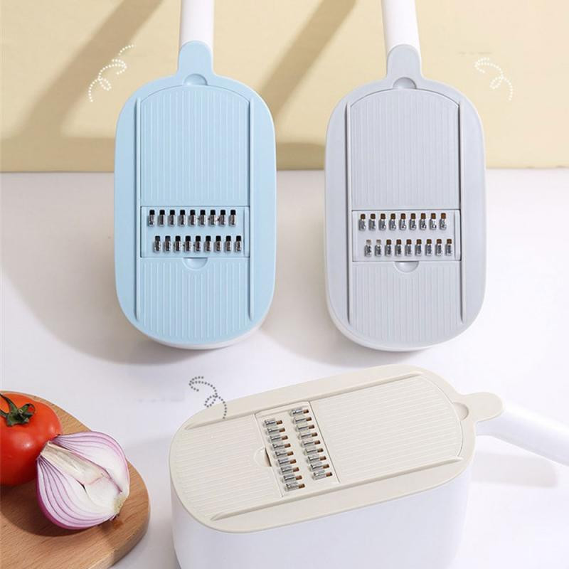 Zöldségvágó multifunkcionális szeletelő Gyümölcsburgonya hámozó Sárgarépa reszelő Konyhai tartozékok lefolyó kosárral Zöldségszeletelő