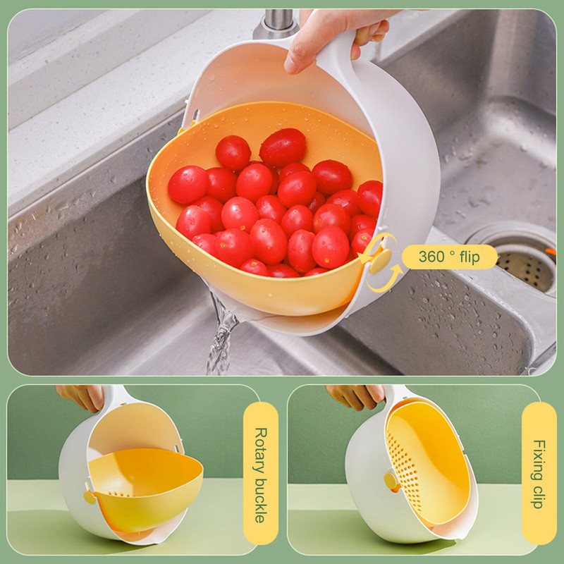 Többfunkciós zöldségvágó, gyümölcsszeletelő aprítógép zöldségmosóval, lefolyó kosárral, burgonyavágó konyhai tartozékokkal