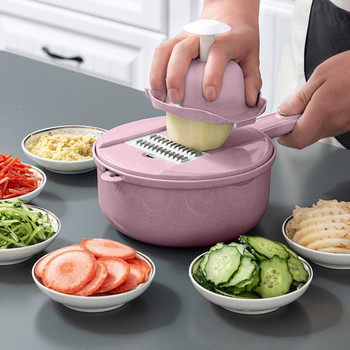 Πατάτα λωρίδα Cucumber Slicer Rapid Shredder Kitchen Safe to Install Cutter for Baking Multi-function Chopper Durable Appliances