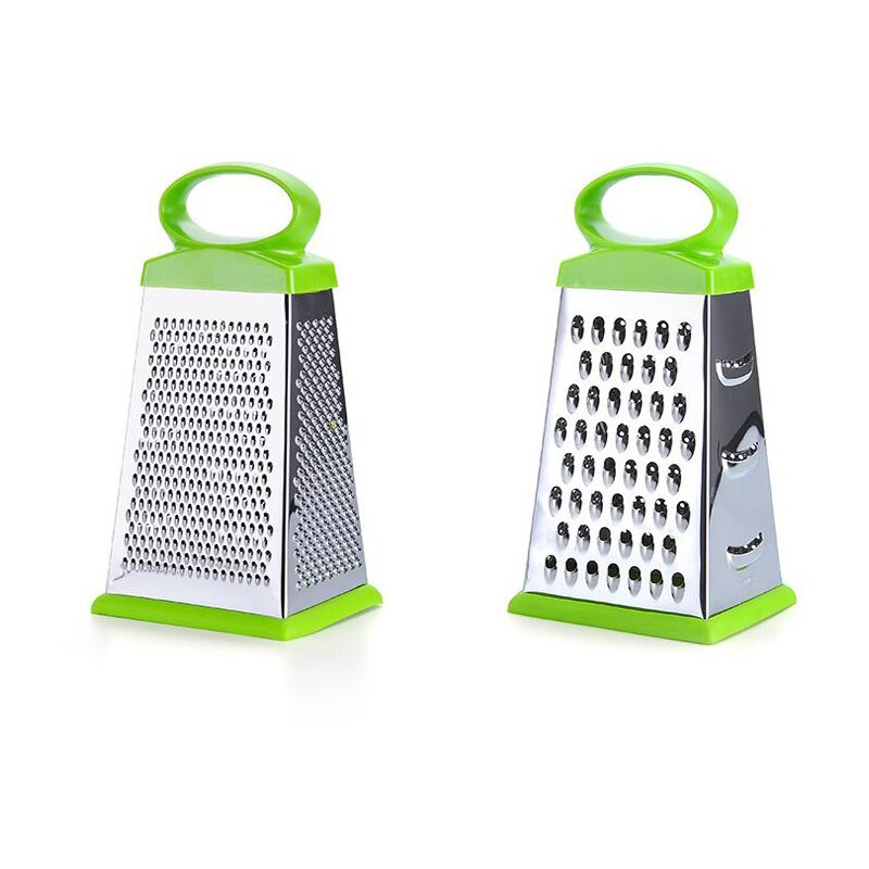 Rankinė daugiafunkcė nerūdijančio plieno keturpusė trintuvė sūriui česnakui imbierui daržovių pjaustyklė Virtuvės vaisiai įrankiai