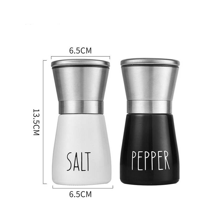 2 db rozsdamentes acél paprikarázó fűszeradagoló újratölthető paprika shakerrel Fűszerdobozok kézi háztartási használatra