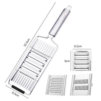 Többcélú zöldségszeletelő rozsdamentes acél reszelő vágó aprítók gyümölcs burgonya hámozó sárgarépa reszelő konyhai kiegészítők új