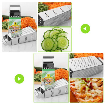 Εγχειρίδιο κουζίνας Κόφτης λαχανικών Τρίφτης από ανοξείδωτο χάλυβα για καρότο κουζίνας Τυριά Εργαλεία λαχανικών Gadget