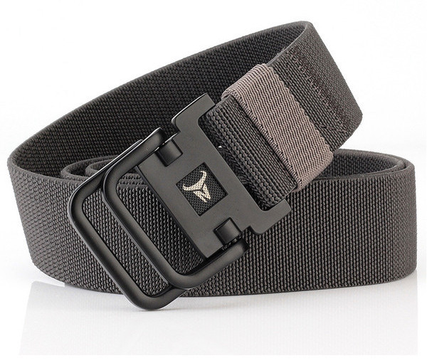 Curea textilă casual bărbătească cu cataramă metalică