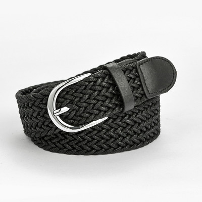 Férfi kötött öv fém csattal