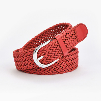 Férfi kötött öv fém csattal