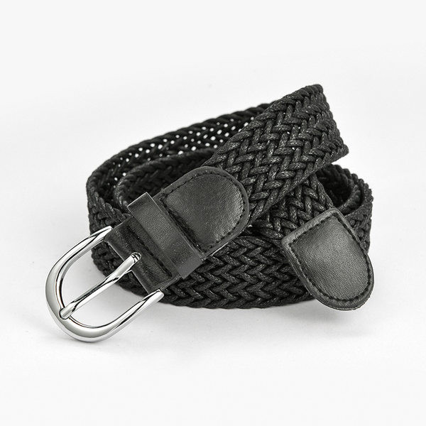 Férfi kötött öv fém csattal