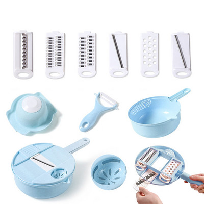 Új forró multifunkcionális zöldségvágó eszköz Könnyű és hordozható szeletelő otthoni használatra