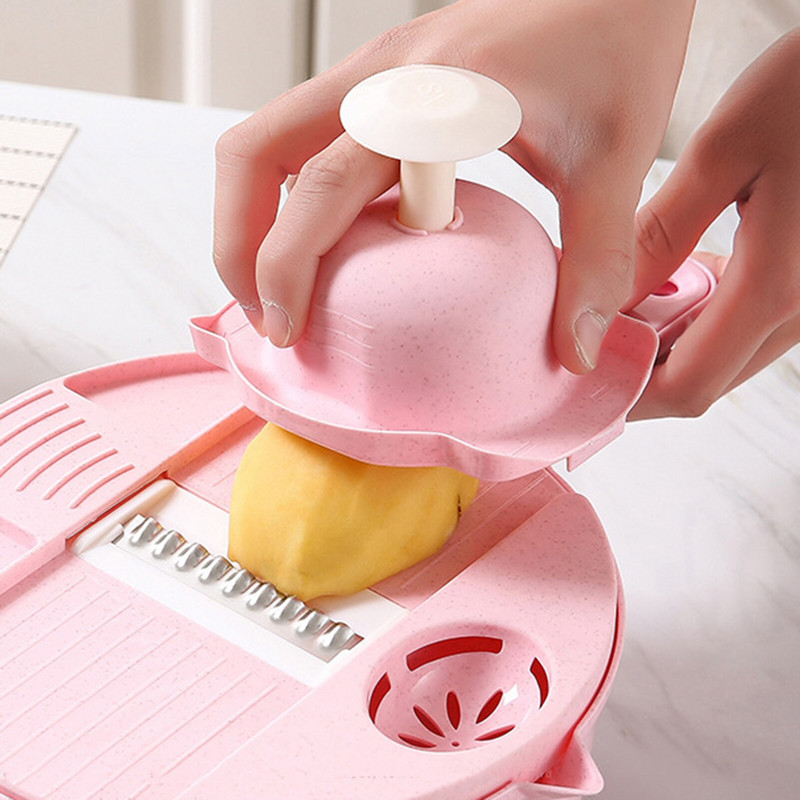 Új forró multifunkcionális zöldségvágó eszköz Könnyű és hordozható szeletelő otthoni használatra