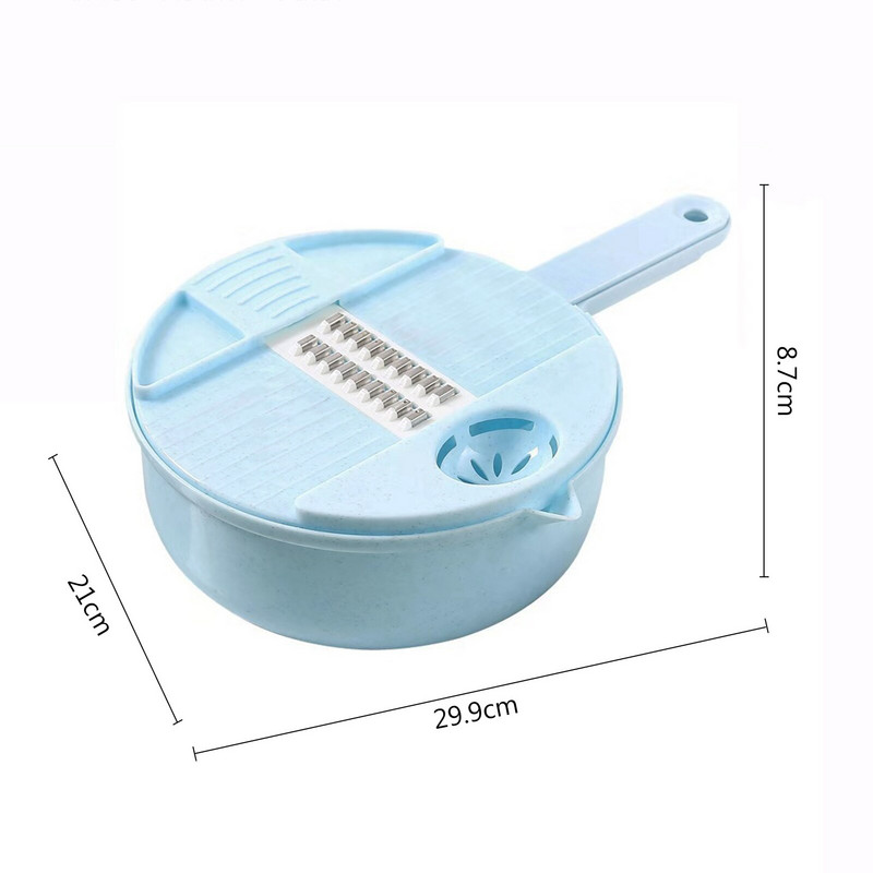 Új forró multifunkcionális zöldségvágó eszköz Könnyű és hordozható szeletelő otthoni használatra