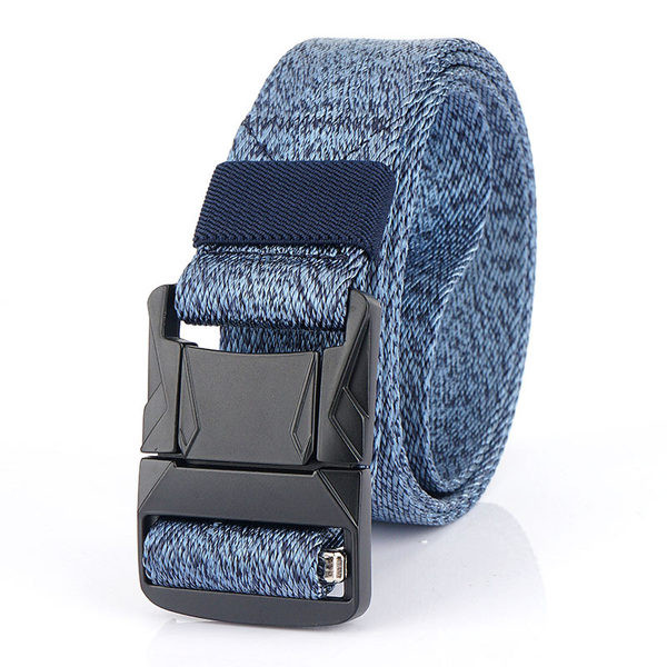 Cureaua moderna din material textil cu catarama metalica pentru barbati