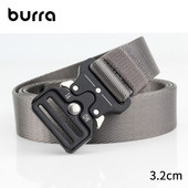 Centura textila de 3,2 cm cu catarama si functie de eliberare rapida