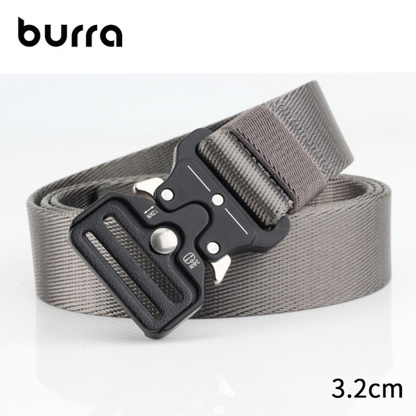 Centura textila de 3,2 cm cu catarama si functie de eliberare rapida