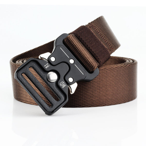 Centura textila de 3,2 cm cu catarama si functie de eliberare rapida