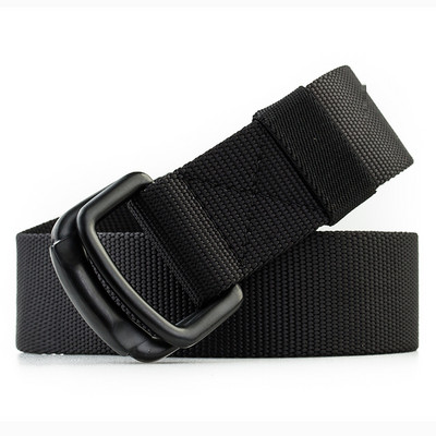 Elastinis vyriškas diržas su dviguba metaline sagtimi