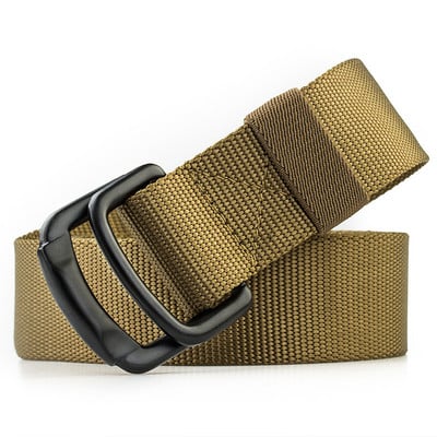 Elastinis vyriškas diržas su dviguba metaline sagtimi