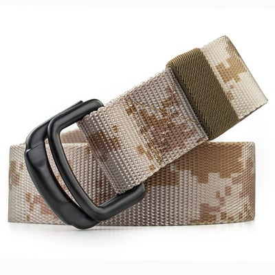 Elastinis vyriškas diržas su dviguba metaline sagtimi