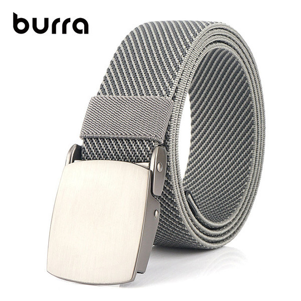 Elastický pánsky opasok s kovovou sponou