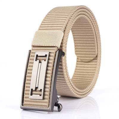 Cureaua casual pentru barbati cu catarama metalica