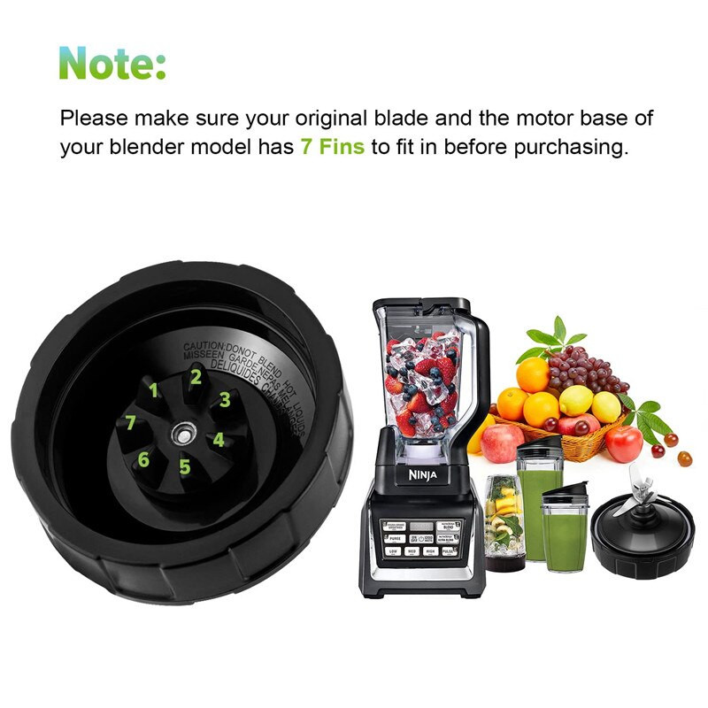 7 „Nutri Ninja“ maišytuvo 1000 W 1500 W vaisių sulčiaspaudės mentelių priedų ištraukimo peilis