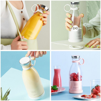 Rodanny Portable Mixer Electric Juicer Usb Mini Fruit Mixers Juicer Cup Wireless Blender Milkshake Juice Maker Machine