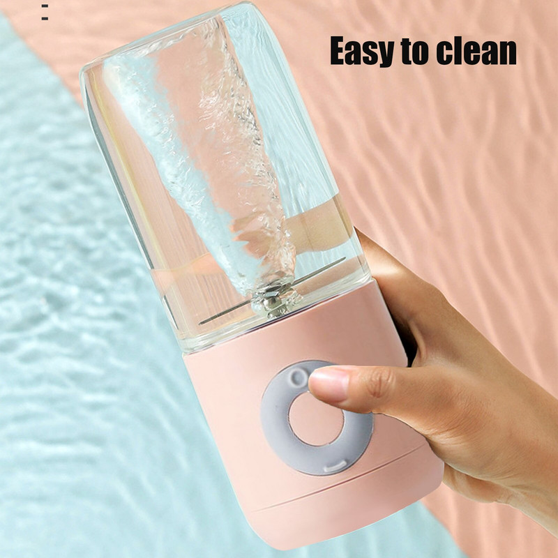 Maža mini sulčiaspaudė USB įkraunamas nešiojamas elektrinis sulčiaspaudės puodelis, skirtas sultims gaminti pieno kokteiliai baltyminiai kokteiliai kūdikių maistui