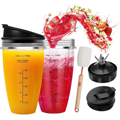 Maišytuvo atsarginės dalys, skirtos Nutri Ninja Auto IQ BN801 SS101 BL480-30 BL641 BL642-30 Smoothie maišytuvo ir šepetėlio priedams