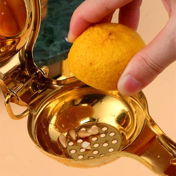 Εγχειρίδιο από ανοξείδωτο χάλυβα Fruits Squeezer Citrus Orange Juicer Lemon Queezer Φορητό εργαλείο εξαγωγής πιεστηρίου κουζίνας οικιακής χρήσης