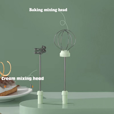 Nabíjateľný ručný peniaci prístroj s vysokou rýchlosťou vajec, elektrický peniaci prístroj na mlieko, mixér na kávové nápoje, penová tyčinka, USB 2 v 1 prenosný