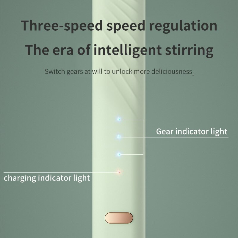 Nabíjateľný ručný peniaci prístroj s vysokou rýchlosťou vajec, elektrický peniaci prístroj na mlieko, mixér na kávové nápoje, penová tyčinka, USB 2 v 1 prenosný