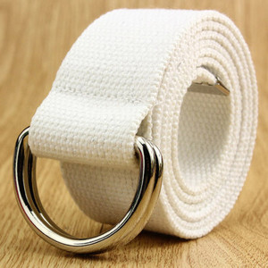 Curea bărbătească de culoare uni cu cataramă metalică