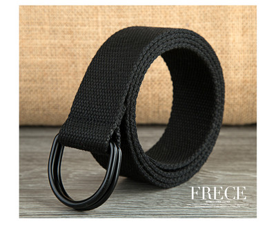 Curea bărbătească de culoare uni cu cataramă metalică